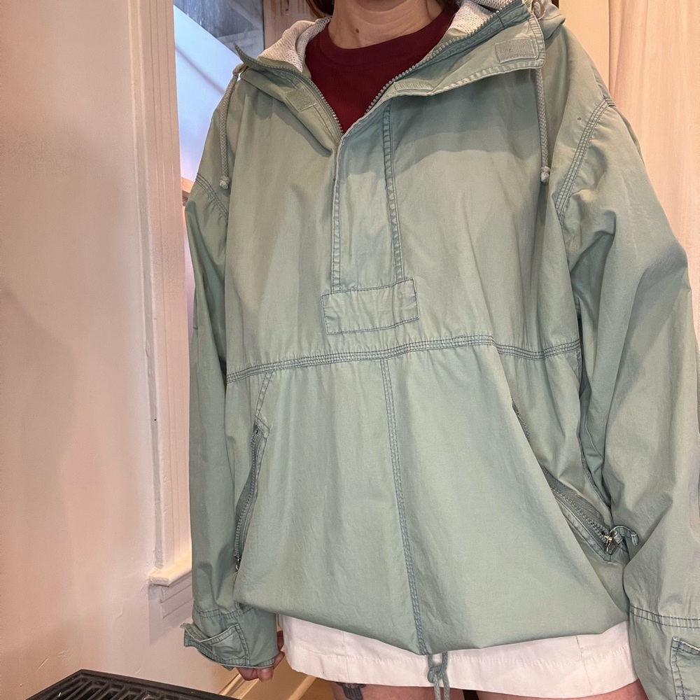Vintage Gap pull over mint green wind breaker - Picture 10 of 10
